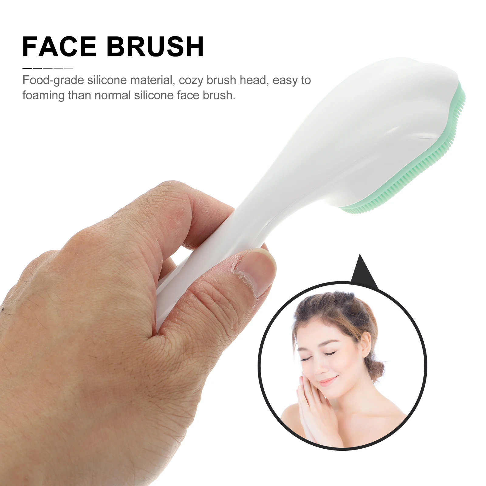 

Cat Claw Cleansing Brush Facial Cleaning Face Silica Gel Tools Scrubber Brushes Washing