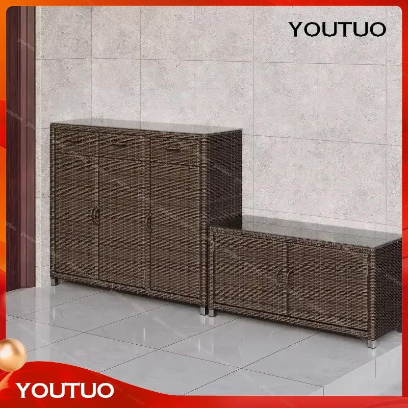 2024 Popular Large Capacity Balcony Storage Locker Household Moisture Proof Mildew Resistant Outdoor Sunscreen Waterproof