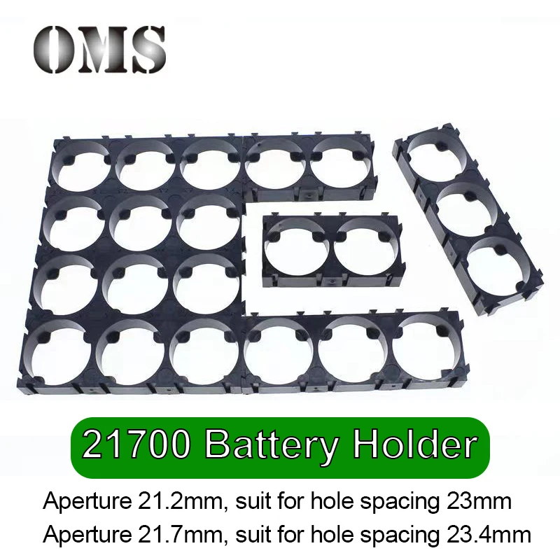 20PCS 21700 Lithium Cell Cylindrical Battery Holder Batteries Pack Plastic Holder Case Bracket for Battery Pack DIY