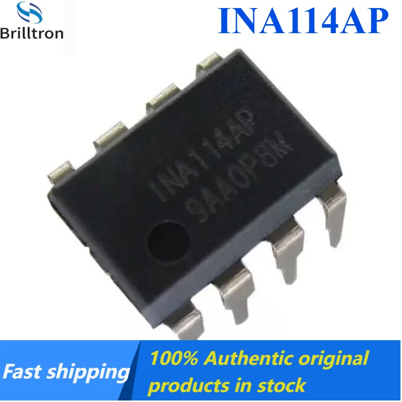 5-20PCS NEW INA114AP INA114 DIP8 Instrumentation Amplifiers, Original and In Stock, Fast Shipping.