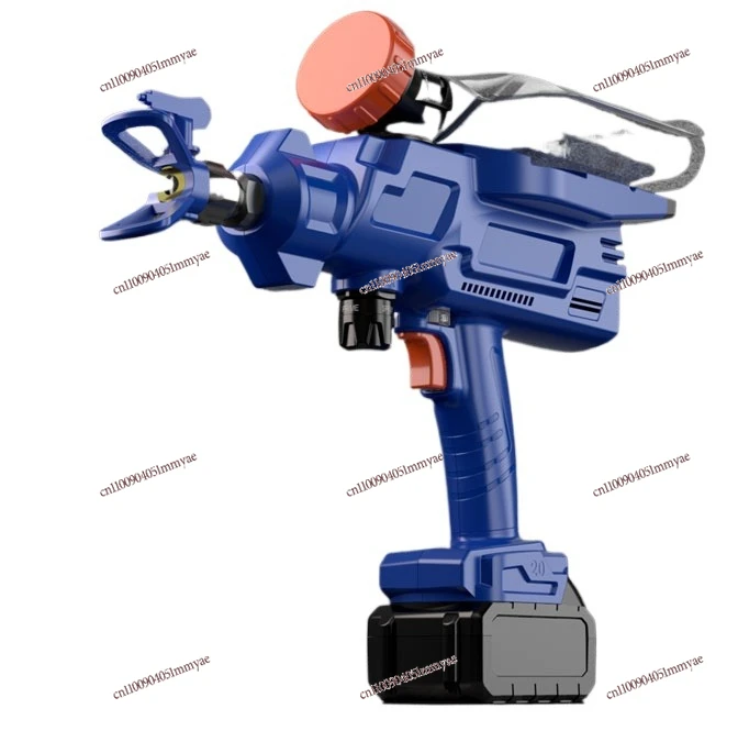

Electric lithium battery high voltage airless sprayer paint gun handheld spray gun