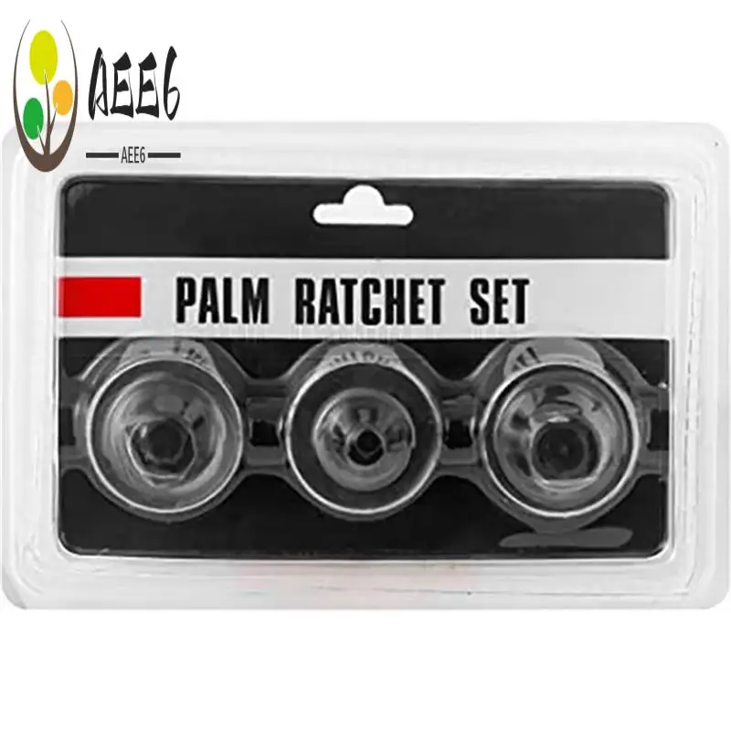 

AEE6-3-Piece Mini Ratchet Wrench Iron Shell Finger Wrench 1/2In 3/8In 1/4In Ratchet Tool