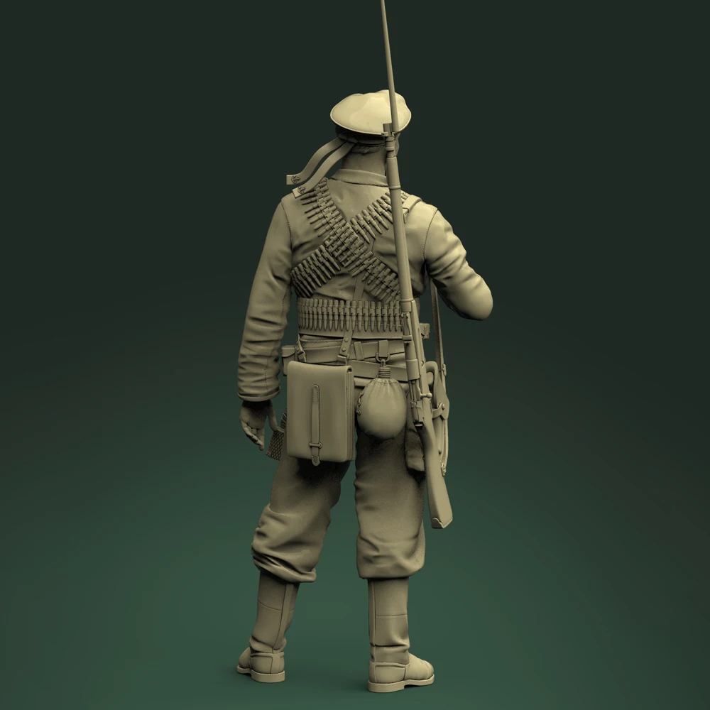 1/35 Resin Model Figure Kits GK , Military Theme，Unassembled And Unpainted