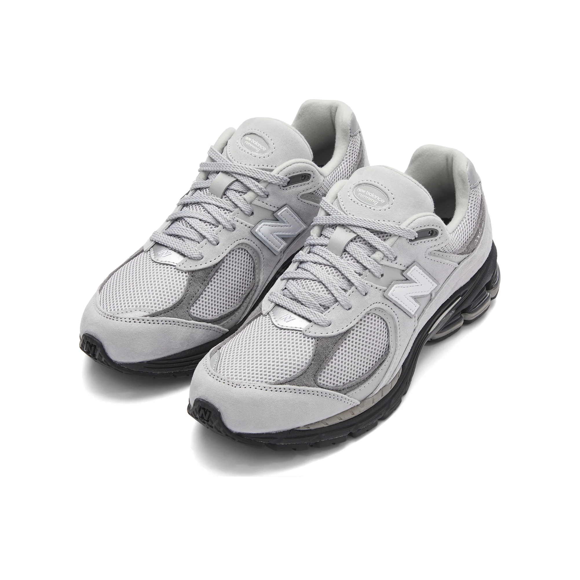 حذاء الجري New Balance NB 2002R Retro متعدد الاستخدامات ممتص للصدمات ومتين ومنخفض القطع للرجال والنساء، رمادي