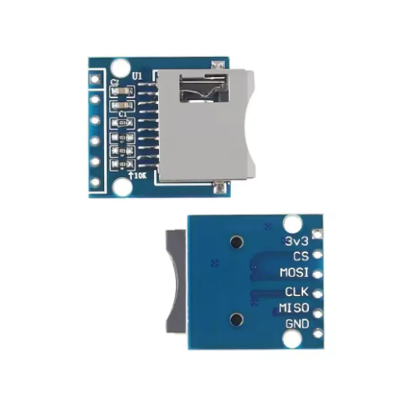 1-10pcs Micro Mini SD Storage Expansion Board Mini Micro SD TF Card Memory Shield Module With Pins for Arduino 10pcs 100pcs
