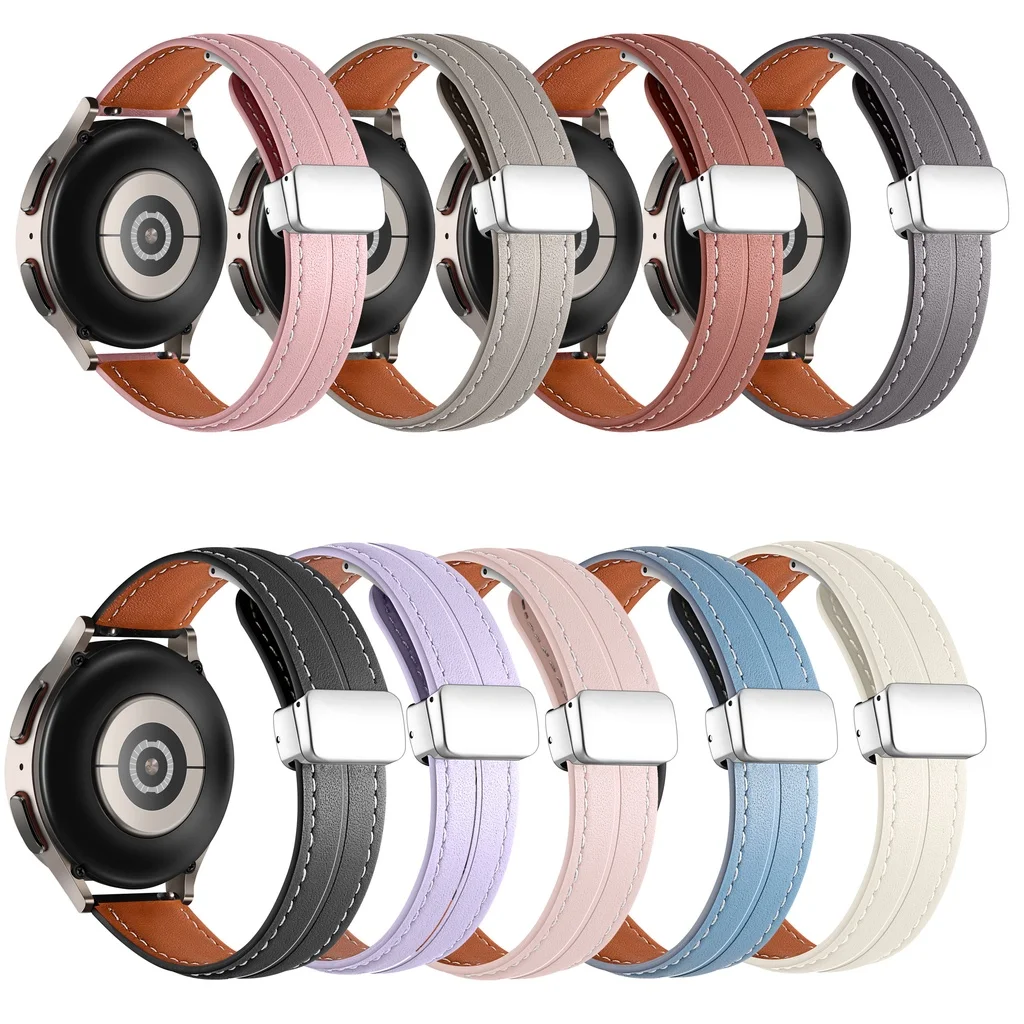 Кожаный ремешок с магнитной пряжкой для Huawei Watch GT3 GT4 SE GT2 GT2e Watch4 Watch3 Pro GT 2 3 4 2e 42 мм 43 мм 46 мм Браслет