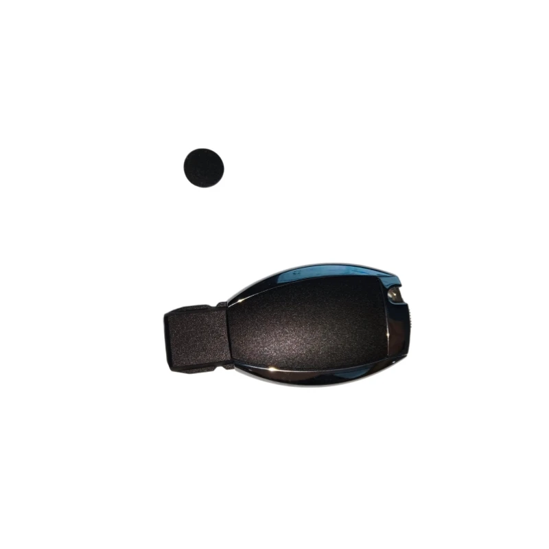 Car Key Fob Casing Replacement For Mercedes Key 3 Button 2 Batteries Slot Key Fob Casing Black Car Replacement Parts