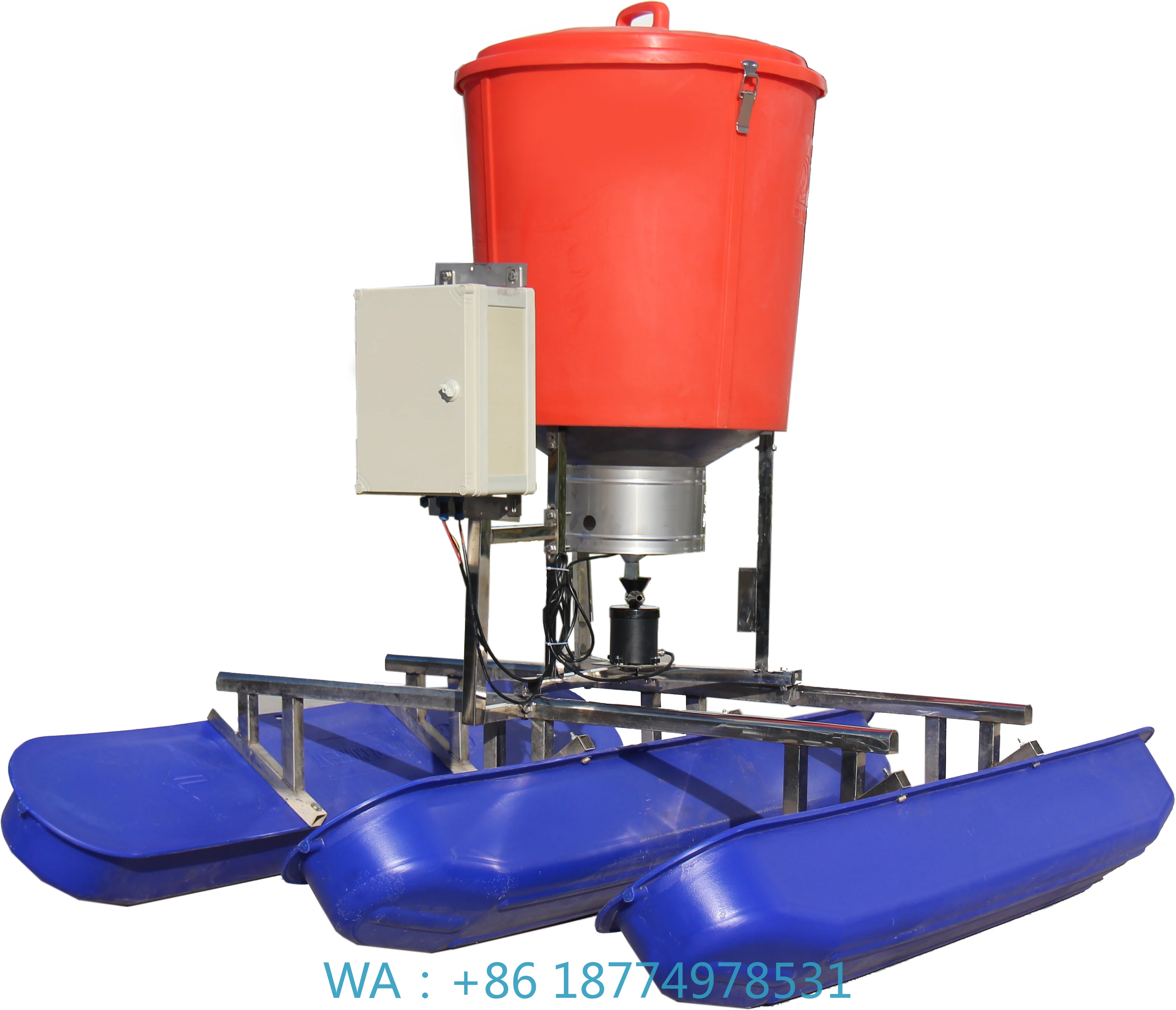 

Feeder Aquaculture Machine for Big Shrimp PondLarge Capacity Solar Automatic Fish