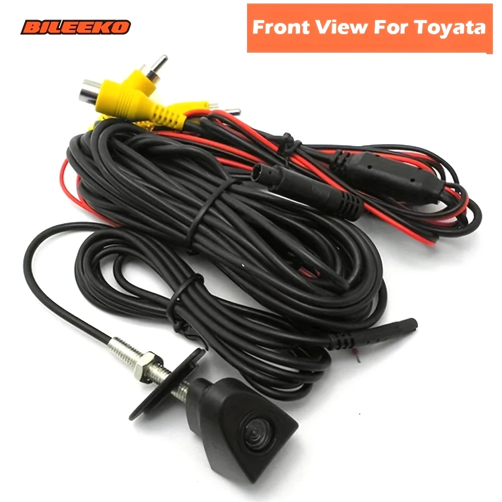 Logo of The Front View Camera Integrated for Various for TOYOTA Models Including Camry, Aurion, Avalon, Aygo X, Corolla, Auris
