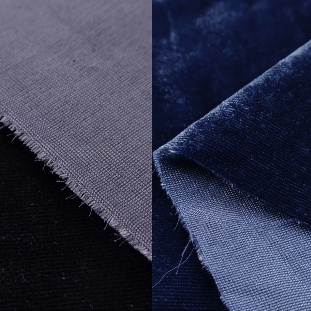 

Soft Drape Silk Polyester Cotton Velvet Fabric for Soft Skin Friendly Cheongsam Dress DIY Cloth By The Meter Sewing Material