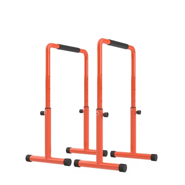 قضبان متوازية لمحطة غمس قابلة للتعديل للتمرين المنزلي بقدرة تحميل 200 كجم معدات الجمباز