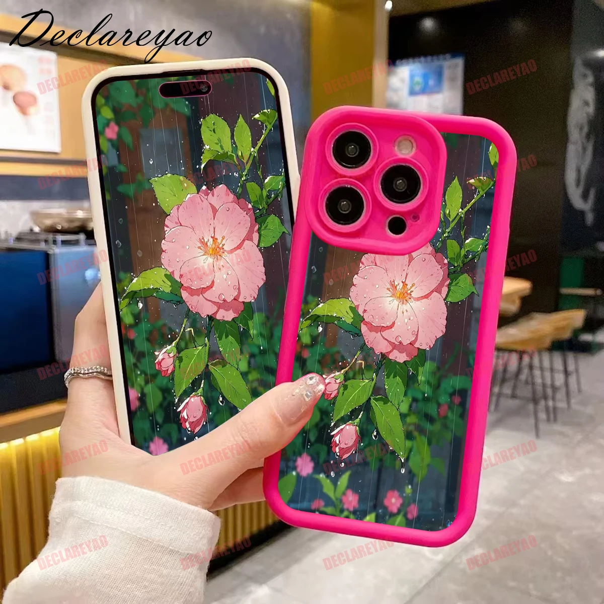 DECLAREYAO ماتي بولي يوريثان لينة خفيفة سليم حالات ل Realme 11 C15 P V13 2 Q3 50 C51 Narzo C17 C67 GT3 لايت C11 يغطي حافظة للصدمات
