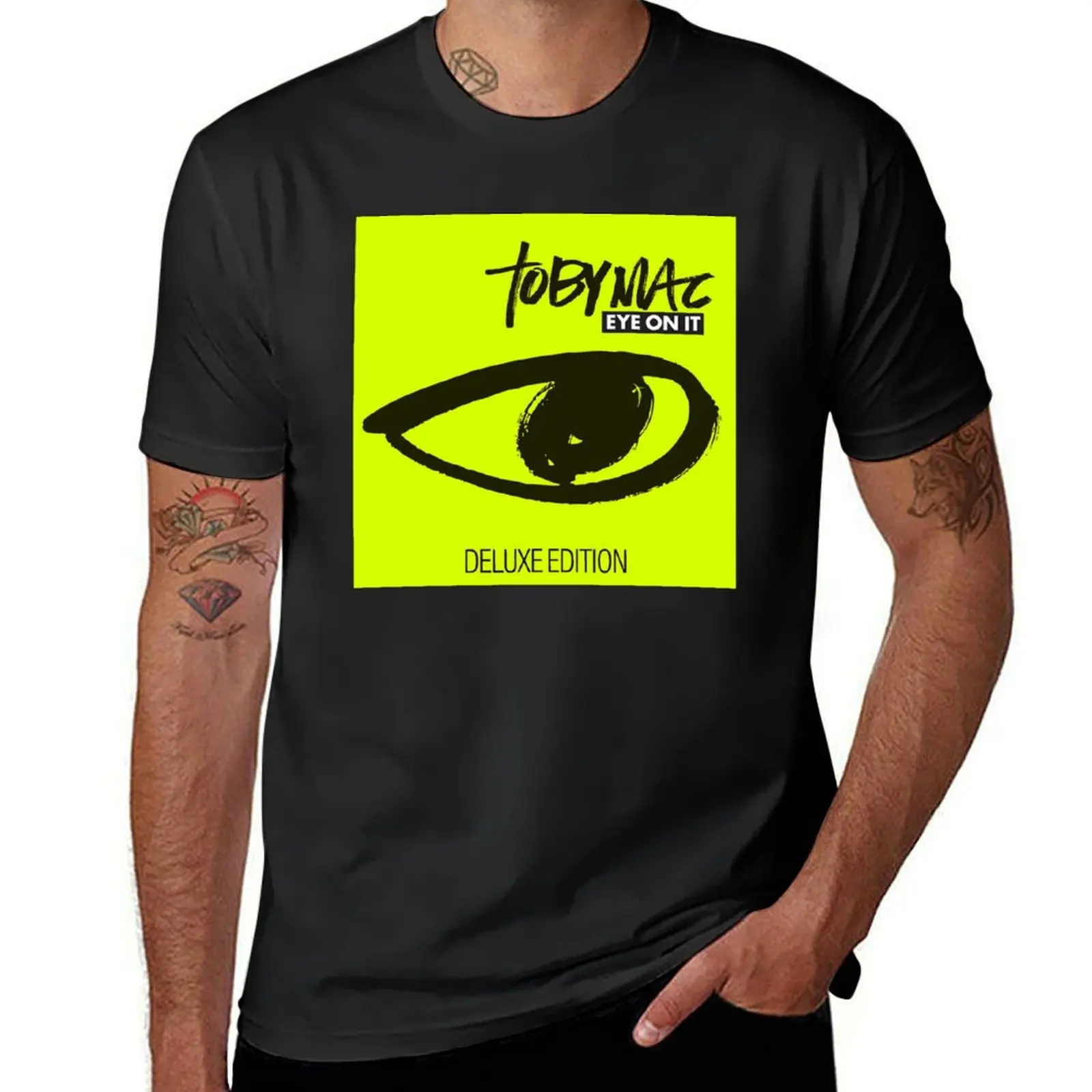 TobyMac eye on it T-Shirt blacks heavyweights plus sizes men clothings