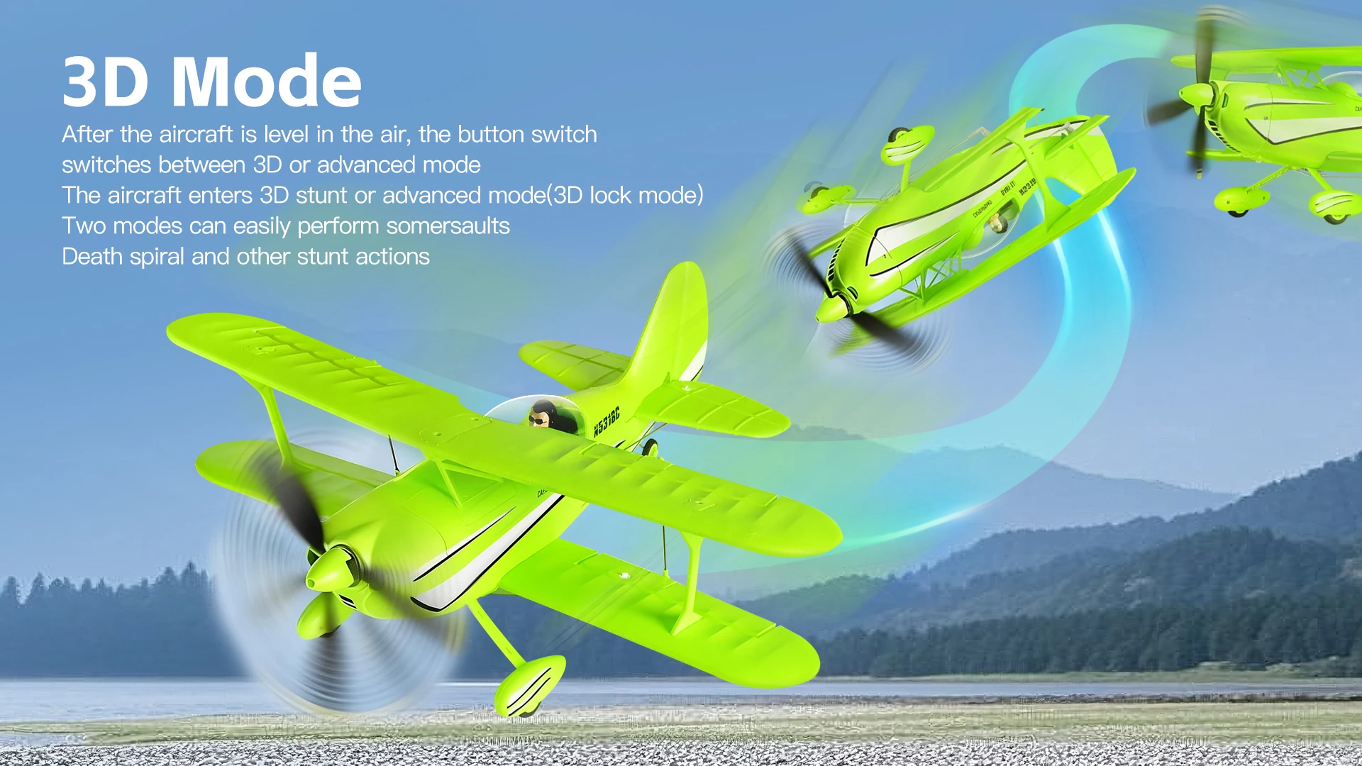 2026 WLtoys Remote-Controlled Aircraft A310 Brushless Motor 3D/6G With Gyroscope Dual Wings Four Channel Airplane Boy Toy Gift