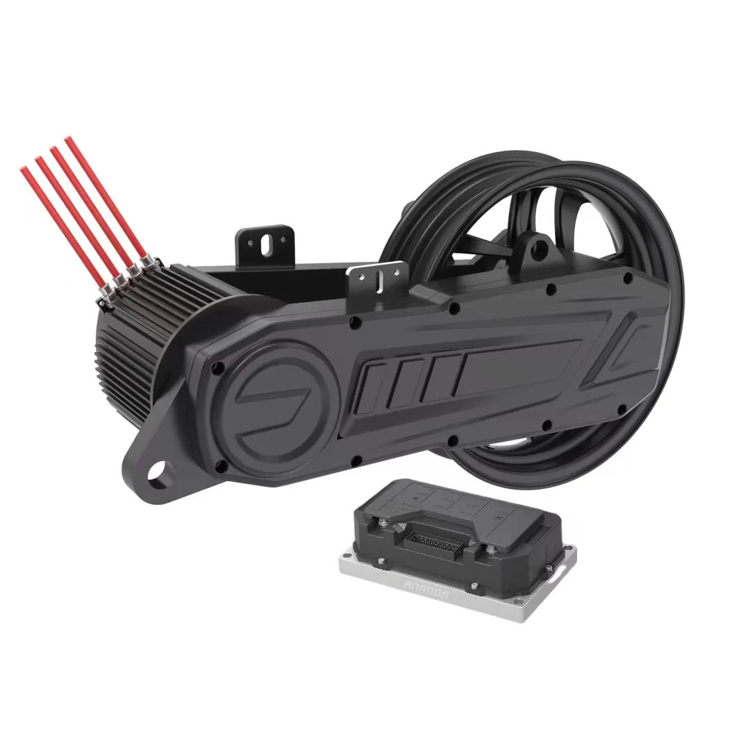 138 4000W Mid Drive Motorcycle Kit With 72v 400A Brushless DC Motor Waterproof Motor Controller