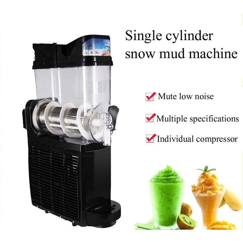 

Snow Melting MachineCylinder Slush Machine Smoothie Pellet Automatic Ice Beverage Cold Drink Machine