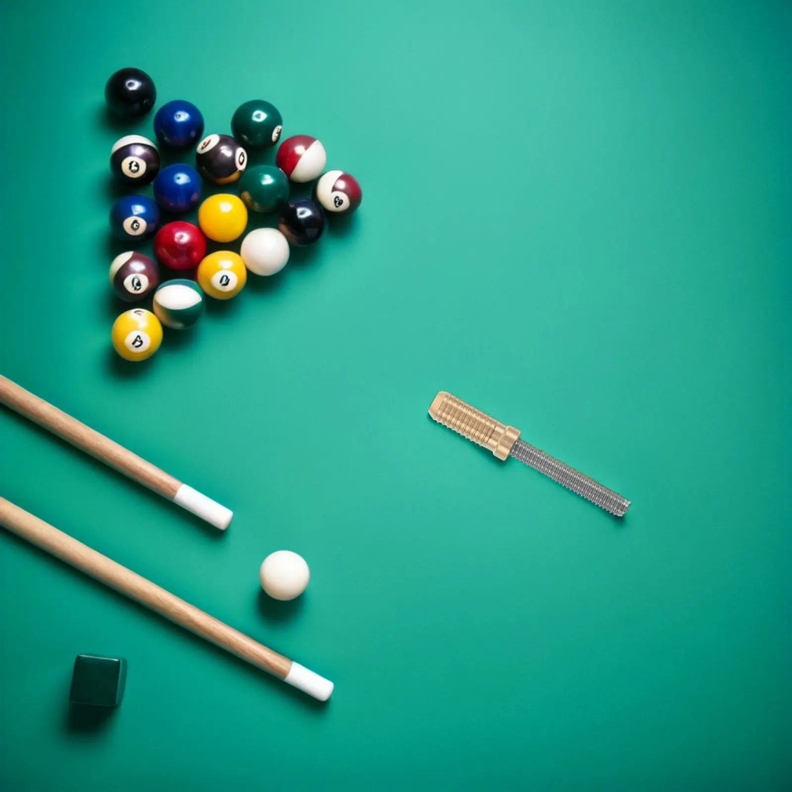 

Вставка-штифт для соединения бильярдного кия, 18 зубцов, адаптер-удлинитель для бильярдного кия, быстросъемный, фурнитура для бильярдных киев, профессиональные ремонтные принадлежности