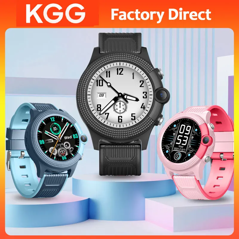 4G Kids Smart Watch SOS IP67 Waterproof LBS WiFi GPS Tracker Children Smartwatch Pedometer Phone Video Call Christmas Gift Clock