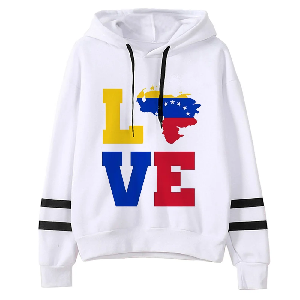 Venezuela Hoodie Anime Pullover Kleidung für Jugendliche y2k Harajuku lustige Frauen Trainings anzüge Sweatshirts Anime Manga gedruckt Design y2k