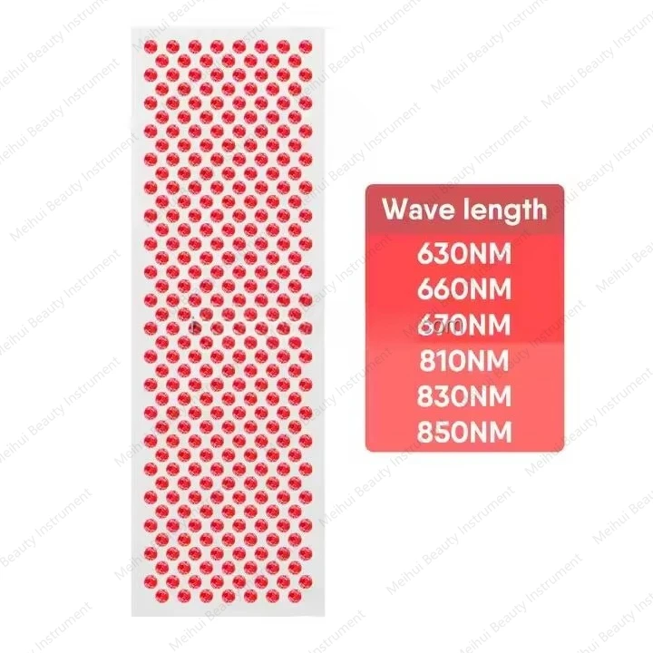 1000 واط NIR العلاج بالضوء العناية بالبشرة 8 الطول الموجي 480 630 660 810 850 940 980 1060 نانومتر LED لوحة العلاج بالضوء الأحمر مع قوس #1