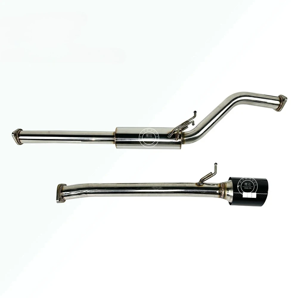 Back Exhaust System for Ranger T6 T7 T8 Single Carbon Fiber Tip Muffler Exhaust Pipe Performance Exhaust System