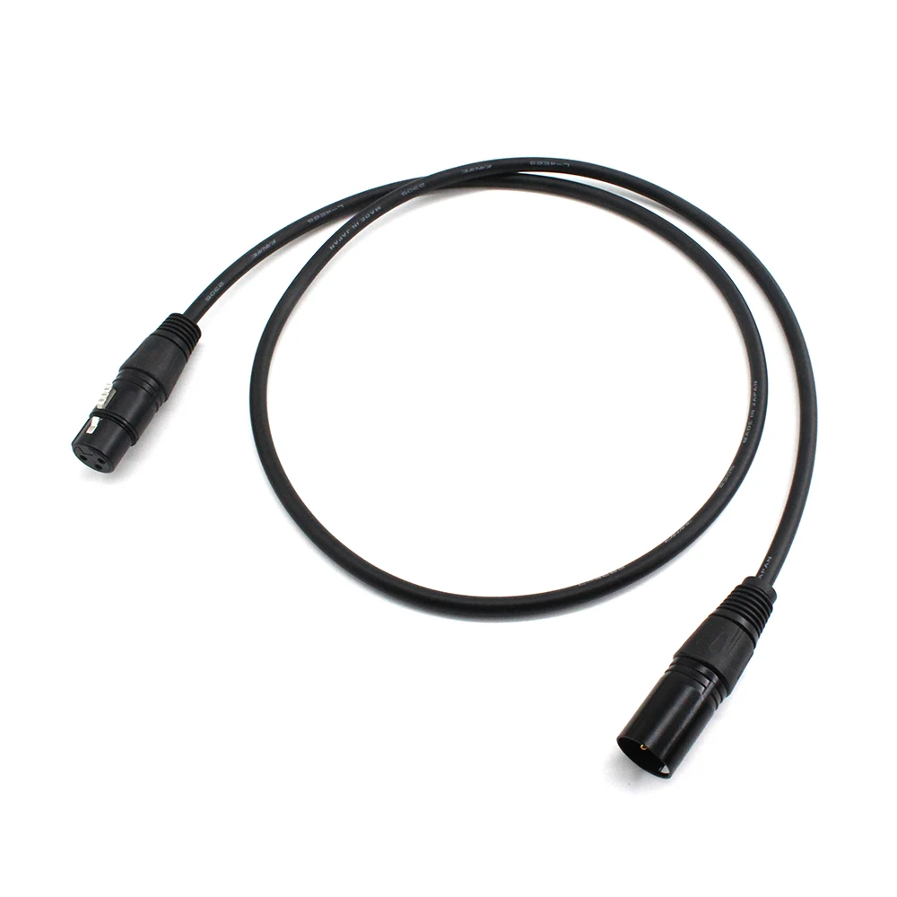 

Двухэкранированный кабель Star-Quad Pro Studio CANARE L-4E6S с разъемами XLR NEUTRIK Gold NC3MXX-B «папа» — «мама» NC3FXX-B ​