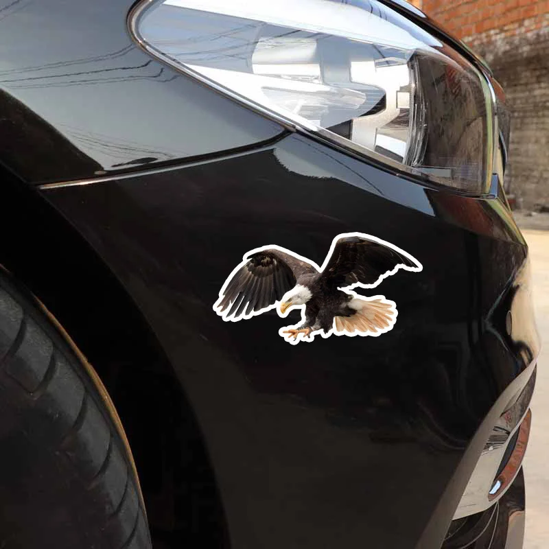 Z92# Car Stickers Decals Flying Fierce Eagle Decorative Auto Accessories Pegatinas Para Coche