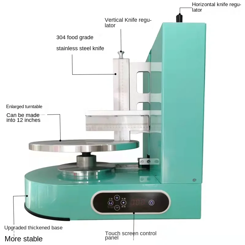 Birthday cake plastering machine Full-automatic embryo plastering machine Machine cake shop embryo plastering artifact with crea