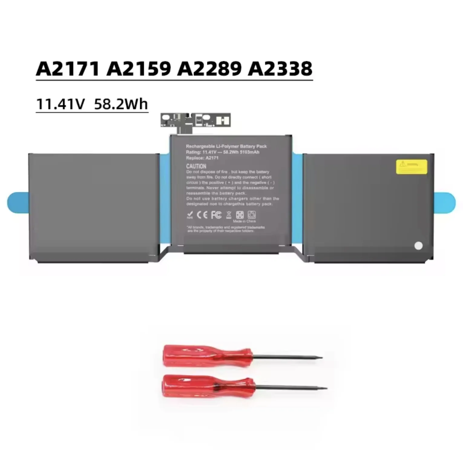 

A2171 Laptop Battery for Apple MacBook Pro Retina 13.3'' A2159 2019 year 13 inch With Tools A2289 A2338 2019 2020