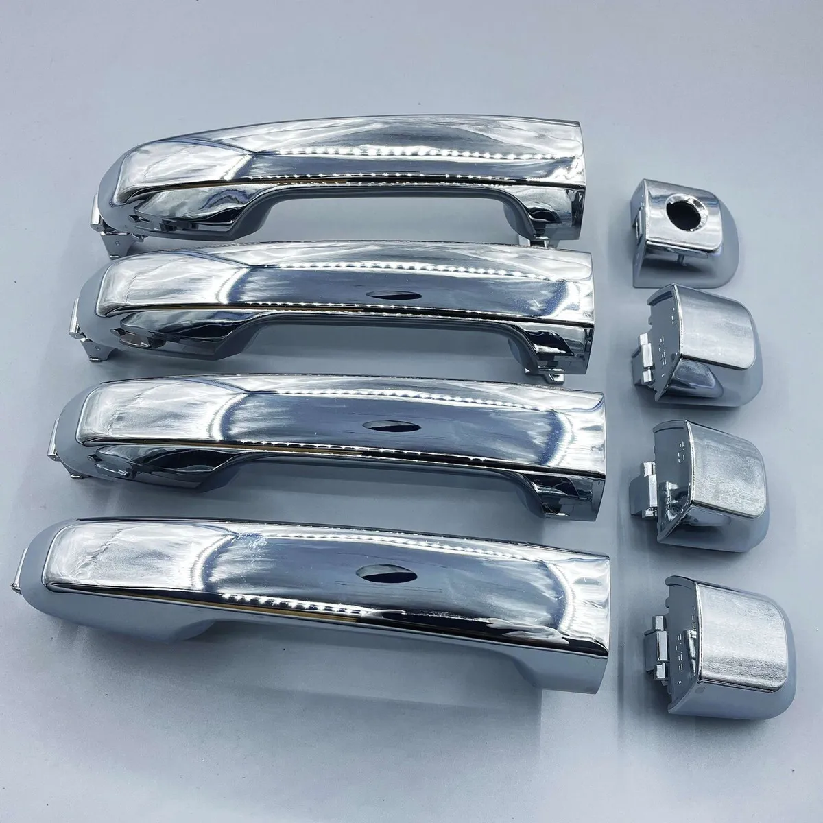 

1 Set For Toyota Prado Landcruiser 4 Runner 2010-2017 Exterior Door Handle Frame Cover Trim ABS Protective Sticker 69211-60090