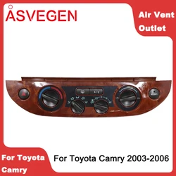 Control de ventilación de aire acondicionado de coche, botón de Panel de salida para Toyota Camry 2003-2006