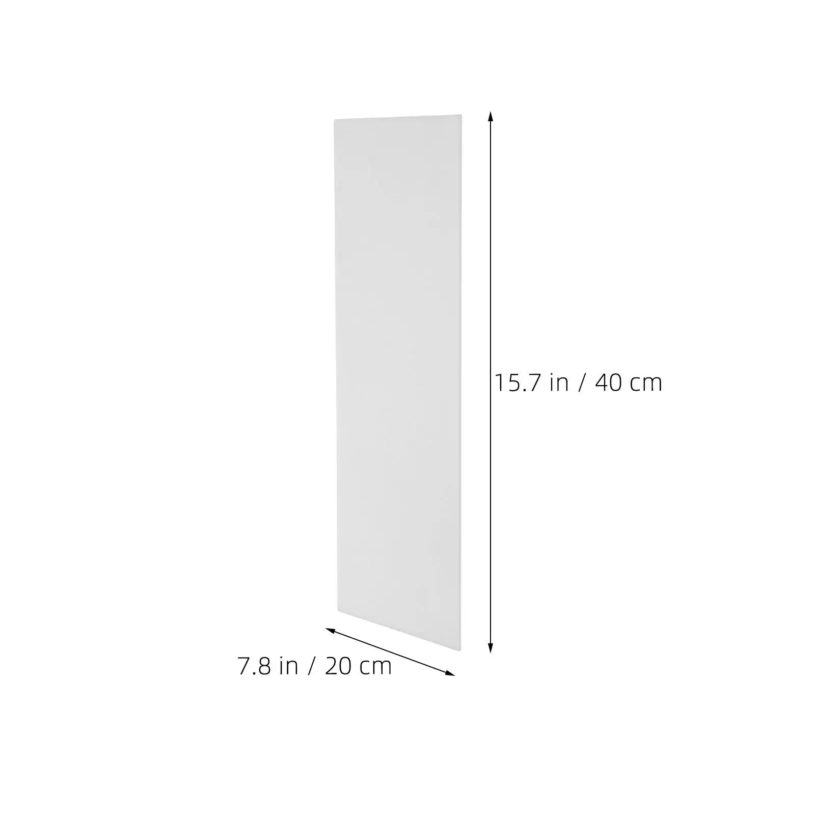 Light Diffuser Sheet Rectangle Frosted Anti-Glare Film 15.75x7.87 LED Panel Ceiling Lamp Cover Softening Light Film Fluorescent