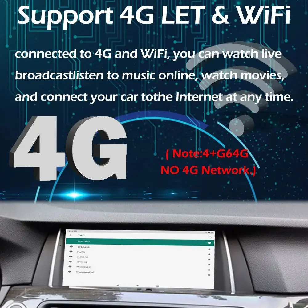 Picture 5: For BMW 5 Series F10 F11 2011 2012 2013 2014 - 2017 Car Radio Multimedia Player Android 15 DSP Stereo Touch Screen Bluetooth 4G