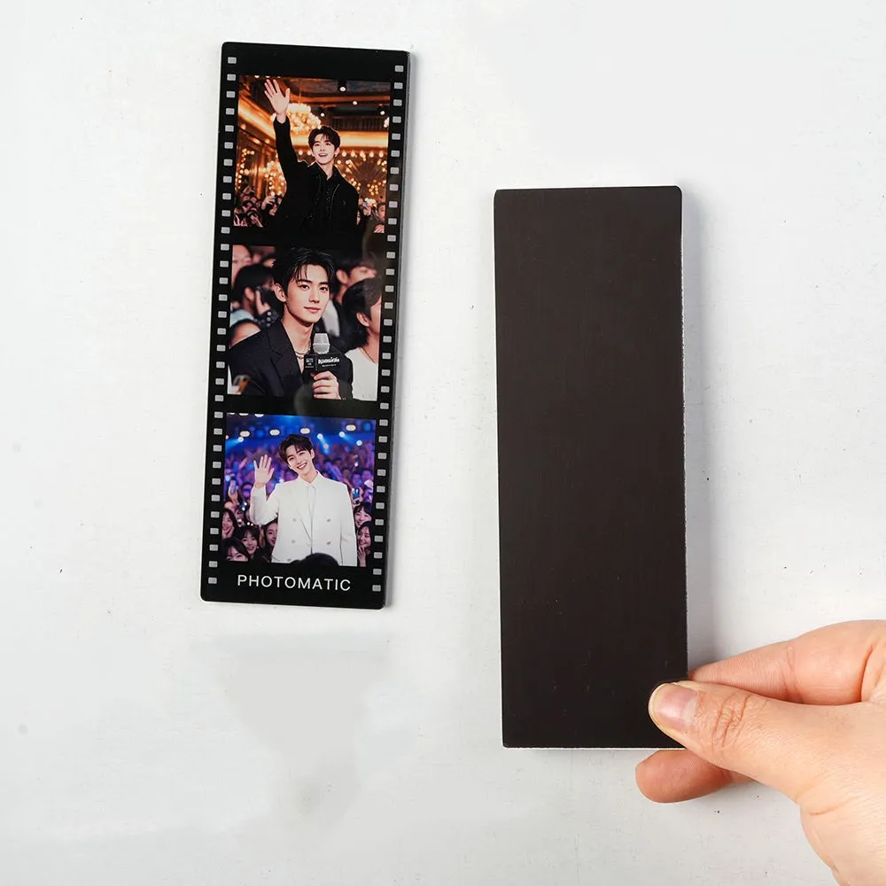4 Stück Personalisierte Acryl-Kühlschrankmagnete, Foto-Booth-Streifen, Anpassbare Magnete für Kühlschrank, Küche, Metallschrank, Deko, Hochzeitsgeschenk – Detail 7