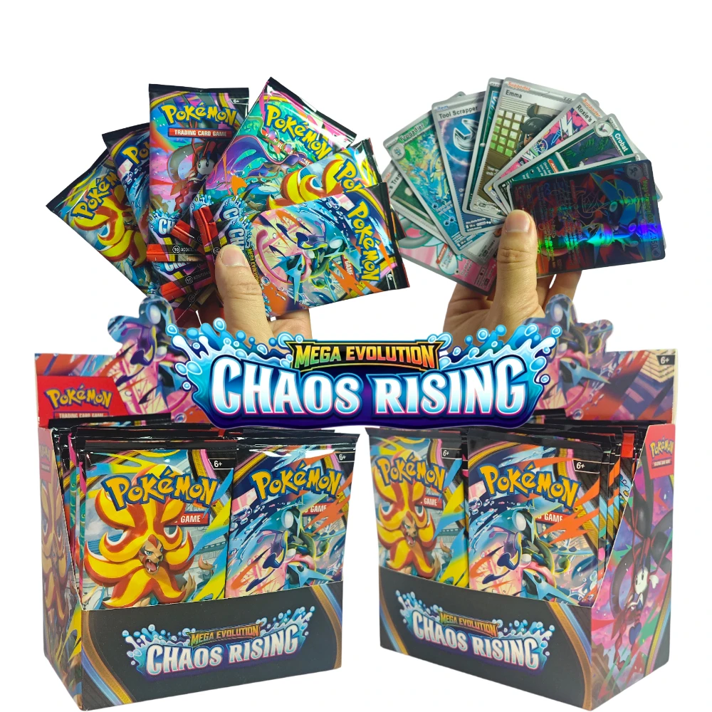 Pokemon Mega Evolution Booster Box Englische Version CHAOS RISINC Ascended Heroes Phantasmal Flames TCG Sammelkarten-Kollektion