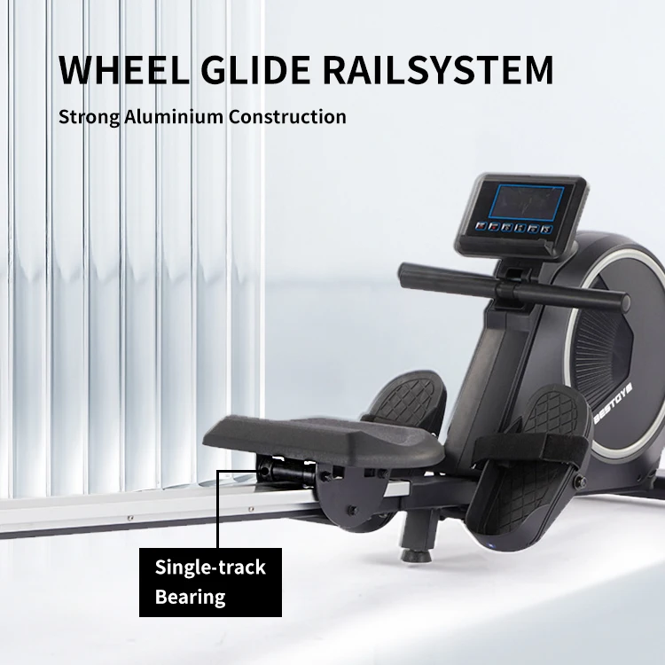 New  BGB321 Commercial Home Gym High Intensity Air Rower Rowing Machine with Customized Logo