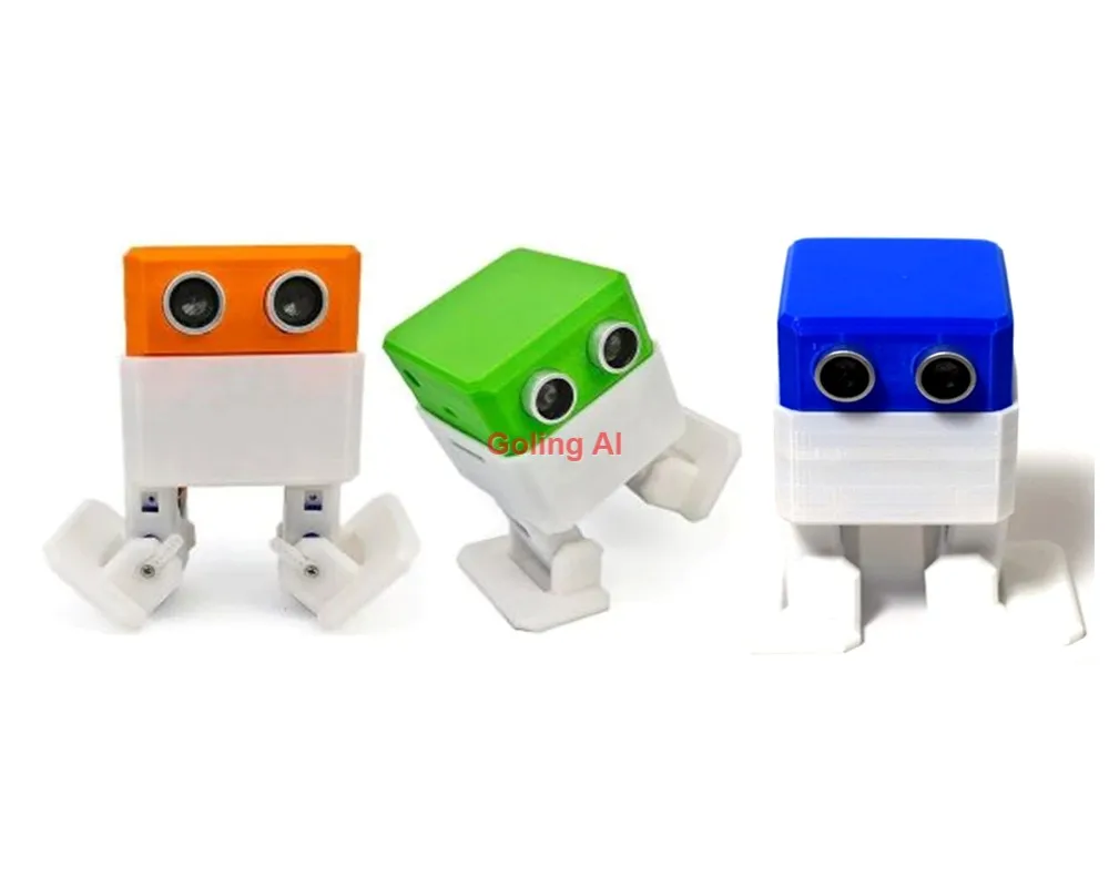 STEM 3D-geprinte OTTO humanoïde robot open source code dans obstakelvermijding volgrobot voor Arduino programmeerbare DIY-kit
