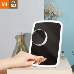 Xiaomi Youpin Desktop LED Makeup Mirror Portable Folding Fill Light Desktop Dressing HD Beauty Mirror Net Red Photo Mirror