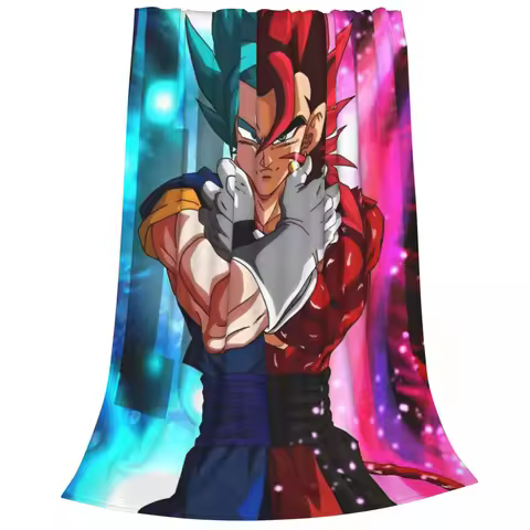 Dragon Ball Z Japanese Anime Blanket Flannel Funny Warm Throw Blanket for Bedspread All Season