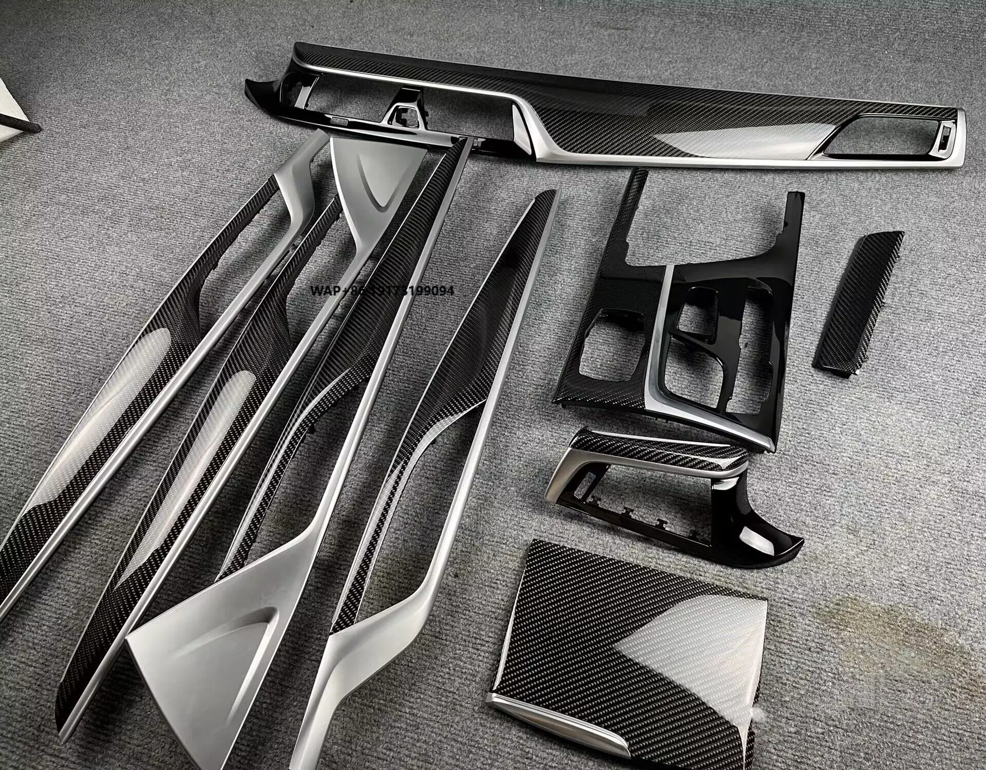 

Factory Center Shift Panel Trim Carbon Fiber Interior for B-MW 5 Series G30 G31 G38 Replace Carbon Fiber Car Interior