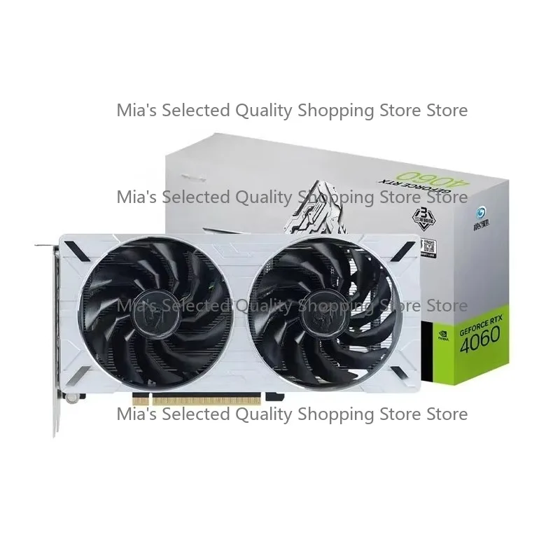 Wholesale  Gaming RTX4060 8G Desktop Graphic GPU New Placa De Video GDDR6 Memory Fan Cooler RTX 4060 De 8GB Computer Parts