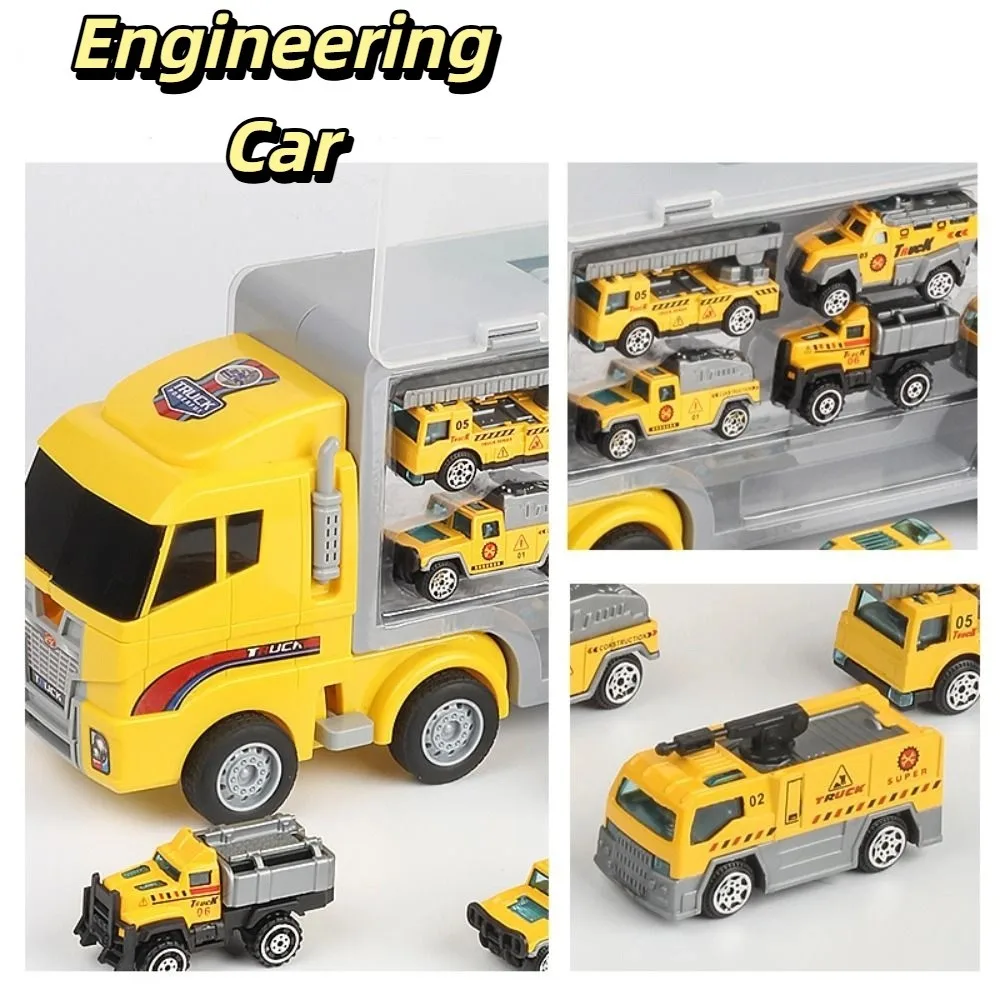 Zabawny pojazd inżynieryjny, samochód, pojazd budowlany, czerwono-niebieski, zabawki budowlane, ciężarówka, pojazd transportowy, model symulacyjny, samochód dla dzieci.