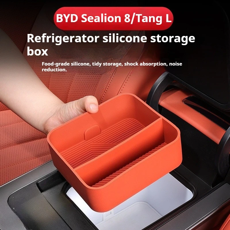 

Fit For BYD Sealion 8 Tang L Dmi/P EV Refrigerator Storage Box Special Armrest Box Center Console Lower Storage Tool