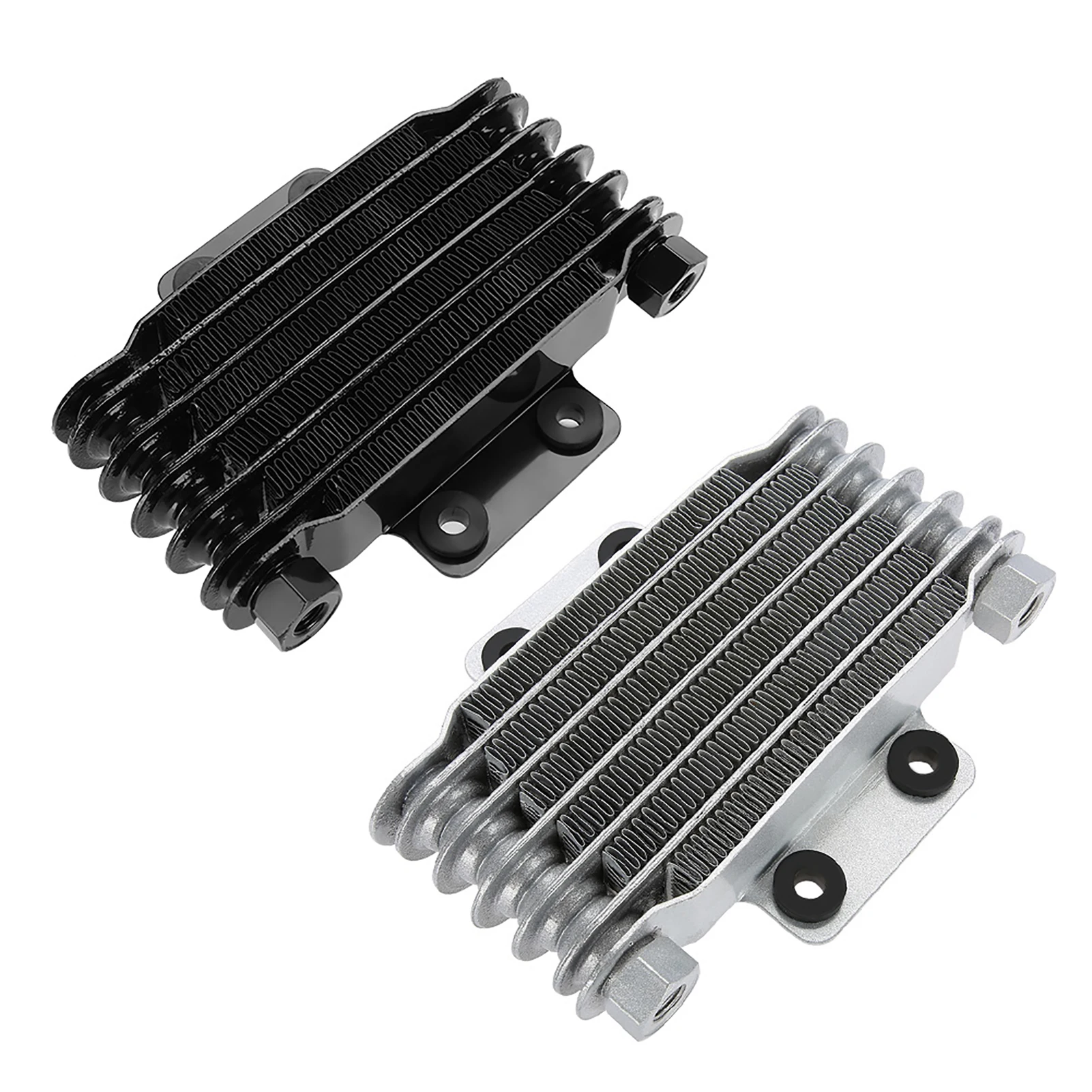 Aluminum 85ml Engine Oil Cooler Cooling Radiator for 100CC-250CC Motorcycle Dirt Bike ATV Engine Oil Cooler Universal Oil Cooler