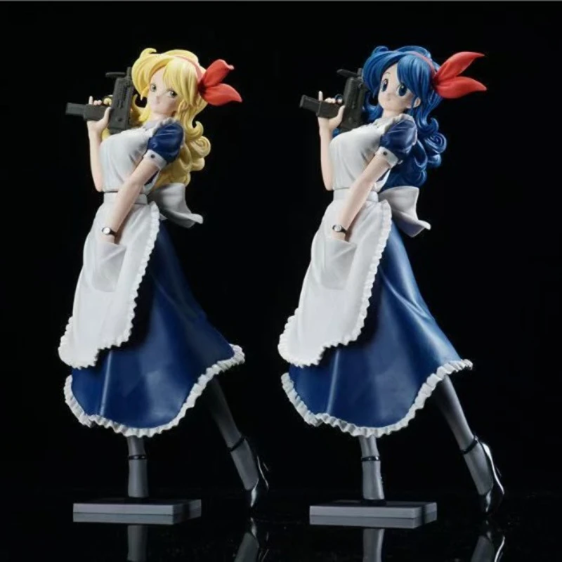 

Bandai Dragon Ball Glitter & Glamours Series Shining Charming Lanqi Maid Blue Hair Yellow Hair Figure Toys Ornaments Gifts