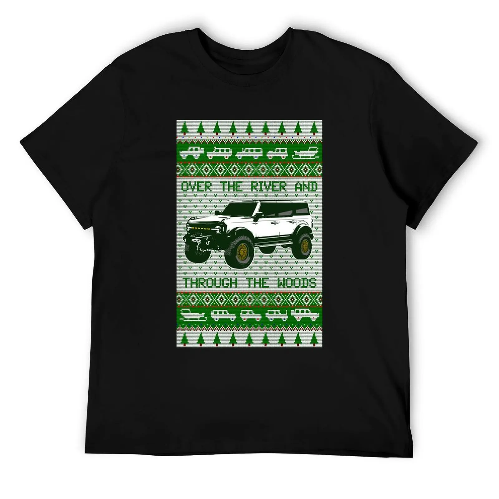 

New Bronco Christmas Sweater, Bronze Edition T-Shirt t shirts for man pack white t shirt men 100% cotton luxury brand T-Shirt