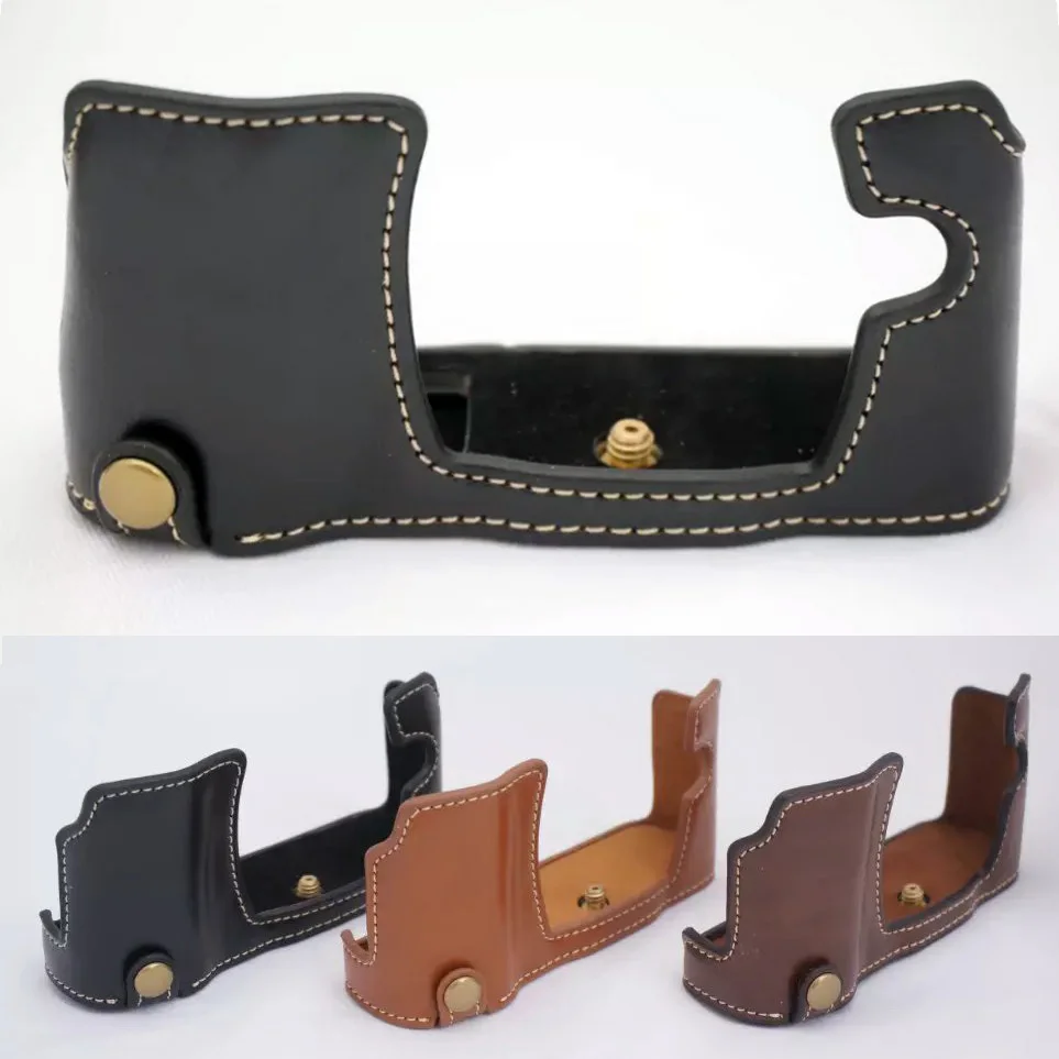 

Leather Half Case Grip for Olympus E-M10 First Version / EM10 Camera