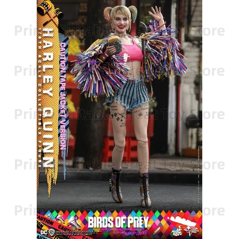 【In Stock】Original HT 1/6 MMS566 Suicide Squad Harley Quinn Fringed Color-Striped Outfit Version Gift&Collection
