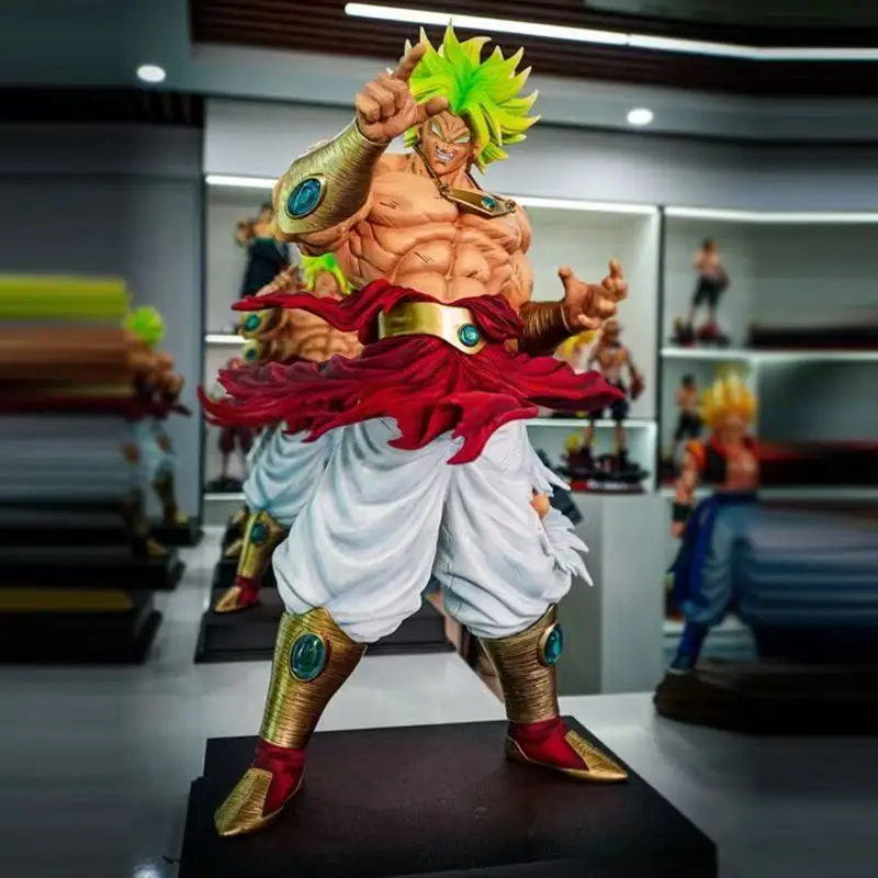 Статуя JT Dragon Ball Z Broly Figure SSJ3 Broly Super Saiyan PVC Рисунки 50 см/19,69 дюйма в режиме сбора