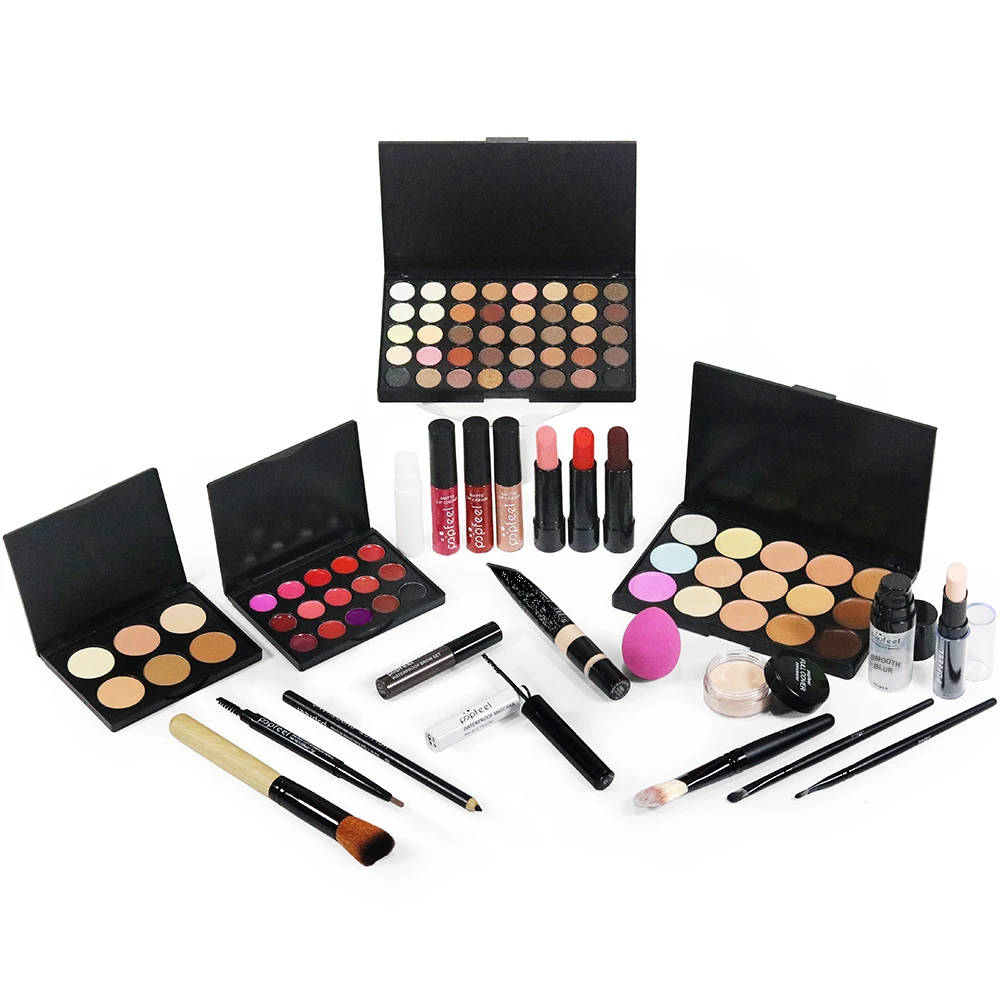 POPFEEL Set trucco Halloween - Kit cosmetico completo con ombretto, rossetto e tavolozza correttore - Perfetto per regali festivi